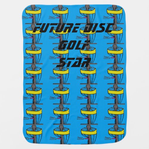 The Future Disc Golf Star baby blanket