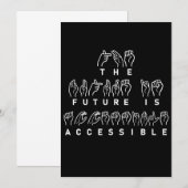 The Future Is Accessible ASL Sign Language (Front/Back)