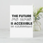 The Future Is Accessible ASL Sign Language (Standing Front)