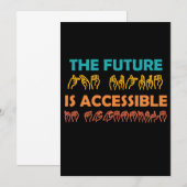 The Future Is Accessible ASL Sign Language (Front/Back)