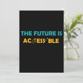 The Future Is Accessible ASL Sign Language Braille (Standing Front)
