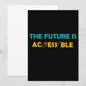 The Future Is Accessible ASL Sign Language Braille (Front/Back)