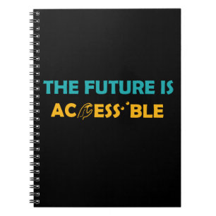The Future Is Accessible ASL Sign Language Braille Notebook