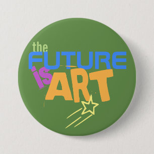 The Future is Art Indie Artists Button