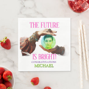The Future Is Bright Prophet Fortune Teller Napkins