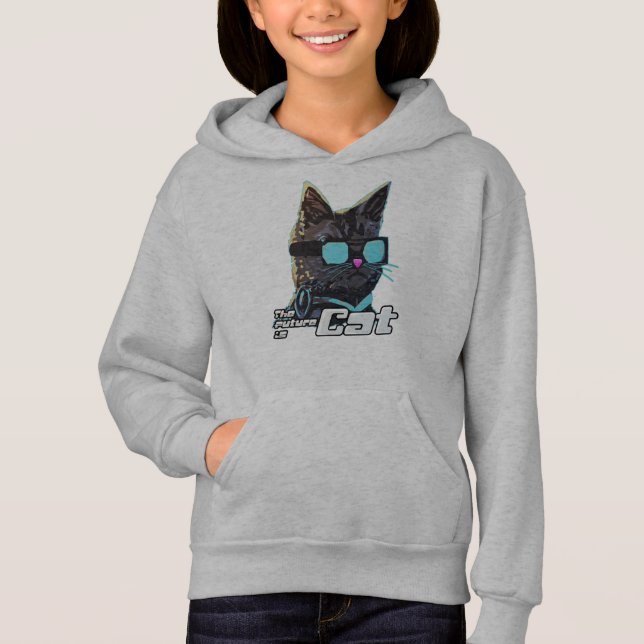 The Future is Cat Hoodie (Front)