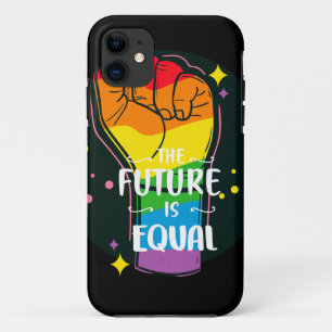 The Future Is Equal Raised Fist iPhone 11 Case