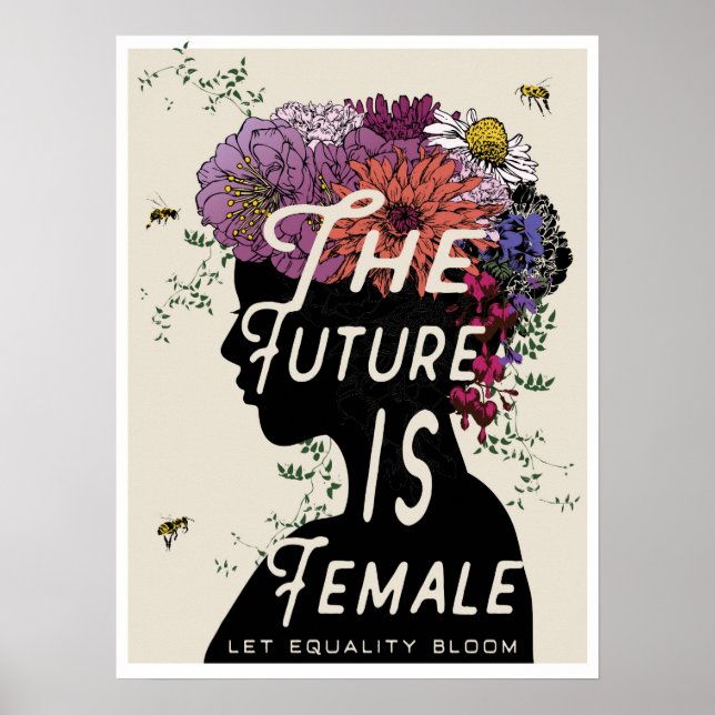 "The Future Is Female" 18x24 poster (Front)