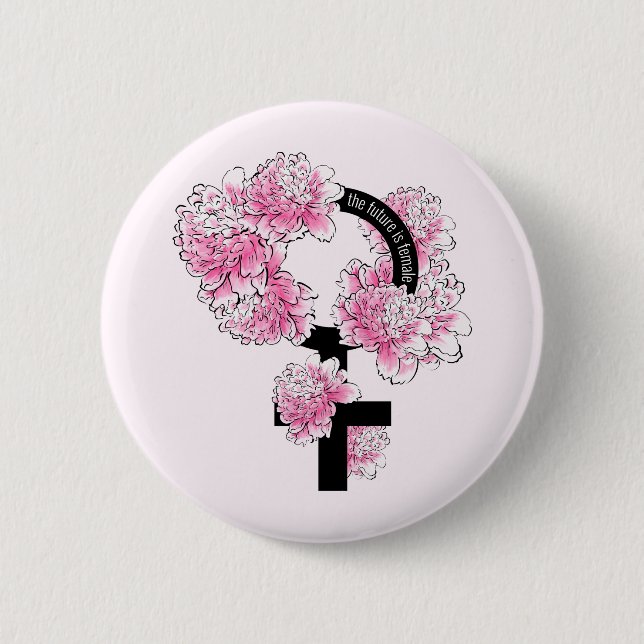 The Future is Female Button (Front)