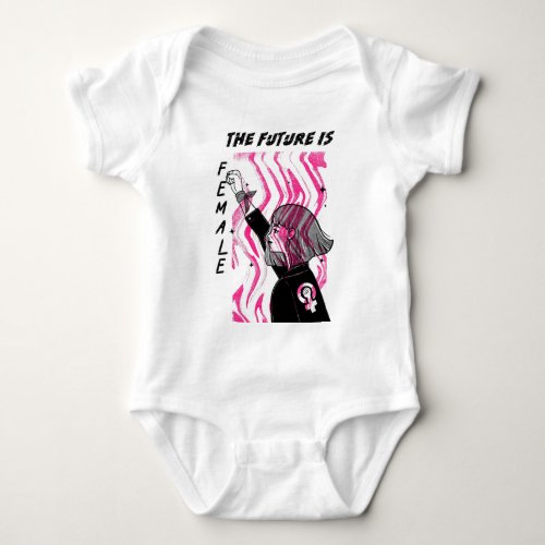 The Future is Female Feminist Equality Baby Bodysuit