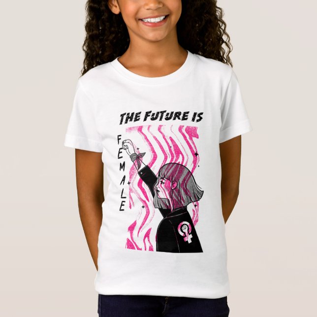 The Future is Female Feminist Equality T-Shirt (Front)