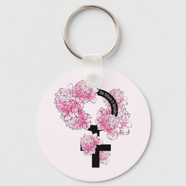 The Future is Female Keychain (Front)