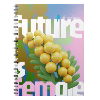 The Future Is Female Notebook | Empowering Mimosa