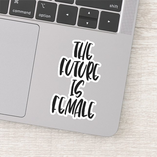The future is female sticker (Detail)