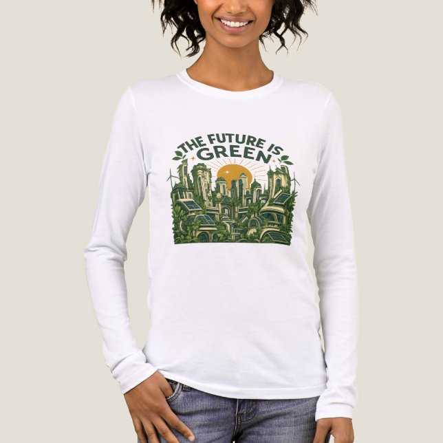 The Future Is Green Tri-Blend Shirt (Front)