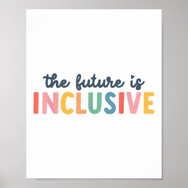 The Future Is Inclusive Halloween Pajamas For Fami Poster (Front)