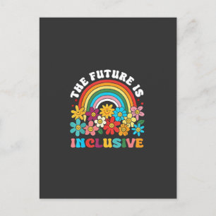 The Future Is Inclusive Pride Month LGBTQ Holiday Postcard