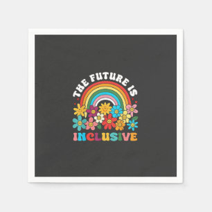 The Future Is Inclusive Pride Month LGBTQ  Napkins
