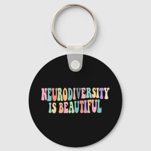 The future is inclusiveneurodiversity, beautiful,  keychain