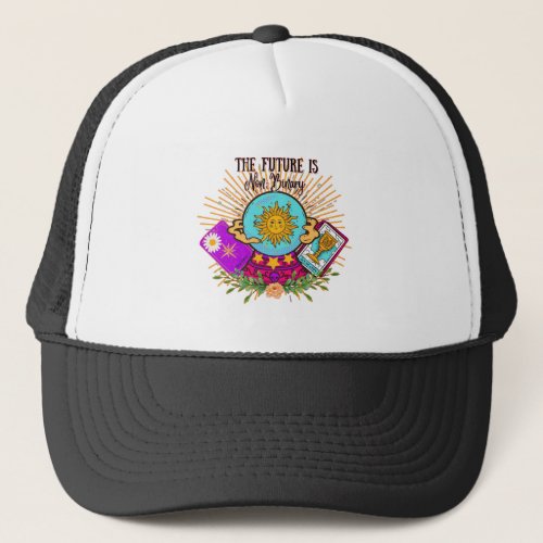 The Future is Non_Binary Crystal Ball Trucker Hat
