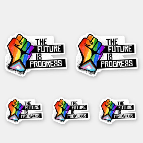 The Future is Progress Sticker