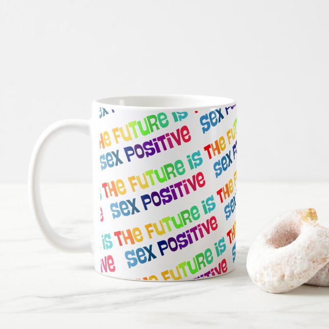 The Future Is Sex-Positive Coffee Mug (With Donut)