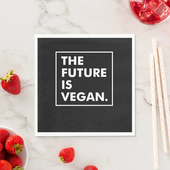 The Future Is Vegan Napkins (Creator Uploaded)