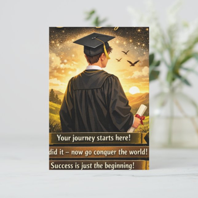 “The Future is Yours!” Enclosure Card (Standing Front)