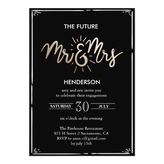 Mr And Mrs Invitation 3