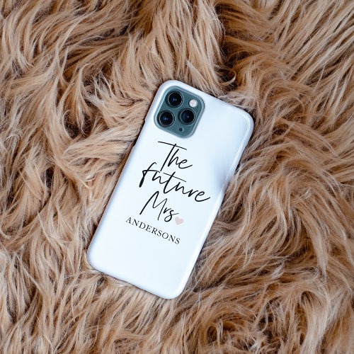 The Future Mrs and Your Name  Modern Beauty Gift iPhone 11Pro Max Case