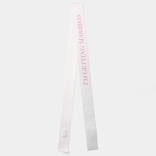 The Future Mrs. Bride Bachelorette Party Sash (Back)