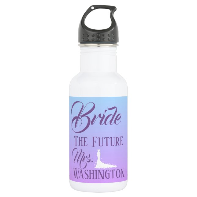 The Future Mrs Bride Favor Stainless Steel Water Bottle (Front)