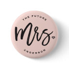 The Future Mrs. Brush Script Diamond Bridal Party