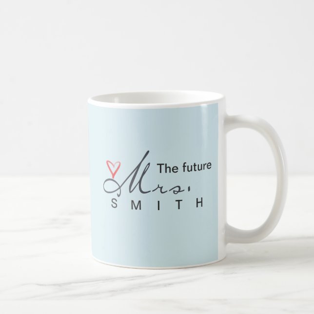 The future Mrs.  - customize your own! Coffee Mug (Right)