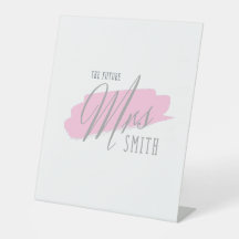 The Future Mrs Smith to Be - Table Sign