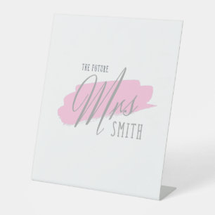 The Future Mrs Smith to Be - Table Sign