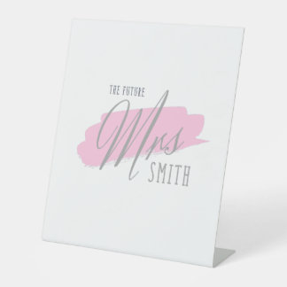 The Future Mrs Smith to Be - Table Sign