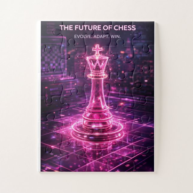 The Future of CHESS: Evolve. Adapt. Win. Jigsaw Puzzle (Vertical)