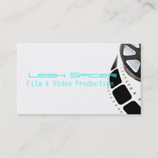Customizable The Future of Film Lies in You Business Card Template
