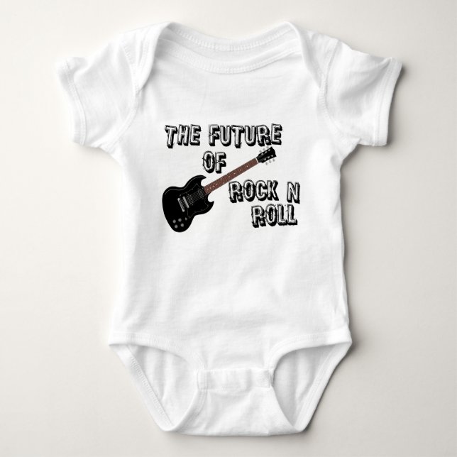 The Future of Rock and Roll Baby Bodysuit (Front)