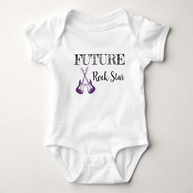 The Future of Rock and Roll Baby Bodysuit (Front)
