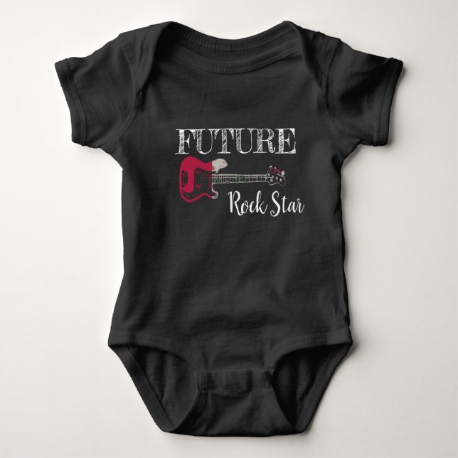 The Future of Rock and Roll Baby Bodysuit (Front)