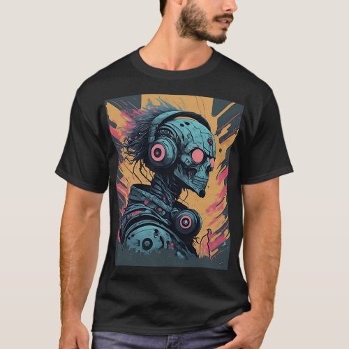 The Future of Sound DJ Cyborg T_Shirt
