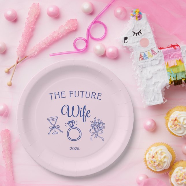 The future wife  paper plates (Party)