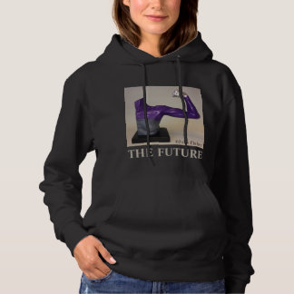 THE FUTURE-Women's Black pull over hoodie