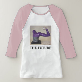 THE FUTURE-Women's Pink Two tone baseball shirt