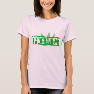 the-g-team weed leaves weed lover t-shirt design