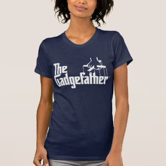 the gadgefather white logo T-Shirt