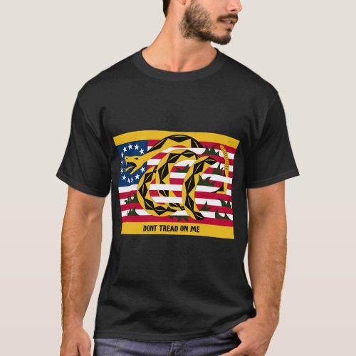The Gadsden Ross Flag T_shirt