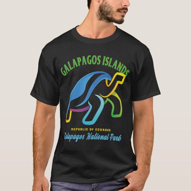 The Galapagos National Park Republic Of Ecuador To T-Shirt (Front)